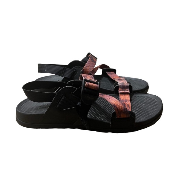 CHACO Z Cloud 2 Strap Water Sandals in Orange/Black Size 7 - Picture 1 of 7